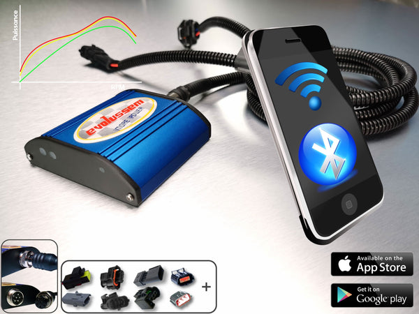 Centralina Adicional Evolussem Bluetooth Kia Stonic 1.6 CRDI 136 Cv ganho de +36 Cv e +65 Nm