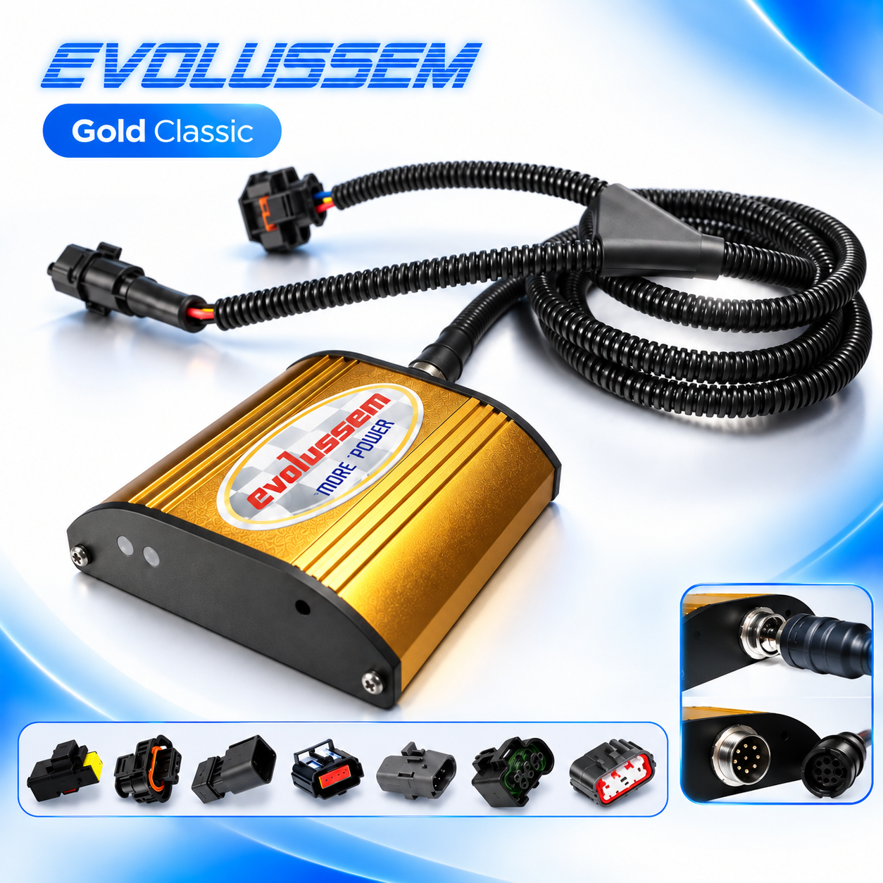 Centralina aggiuntiva Evolussem Ford Transit 2.2 TDCI 155 Cv guadagno di +32 Cv e +60 Nm