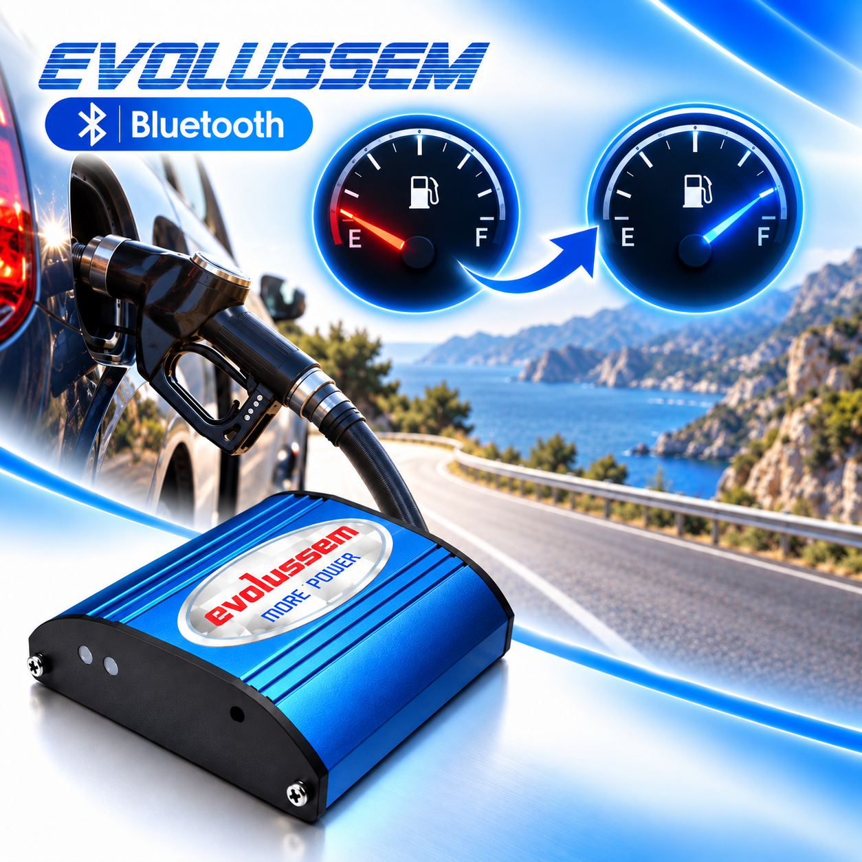 Centralina Aggiuntiva Evolussem Bluetooth Ford Transit 2.2 TDCI 155 Cv guadagno di +36 Cv e +66 Nm — immagine 4